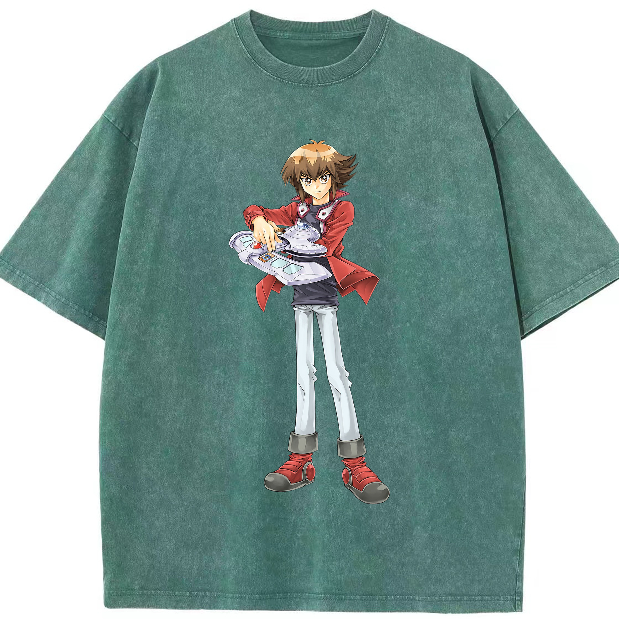 （画像用） 遊☆戯☆王 Yu-Gi-Oh! 綿100% ヴィンテージ風 半袖Tシャツ（フロントプリント）
